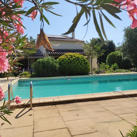 Tatil Evi Mazet Avec Piscine Proche Centre-ville D'uzes Saint-Siffret
